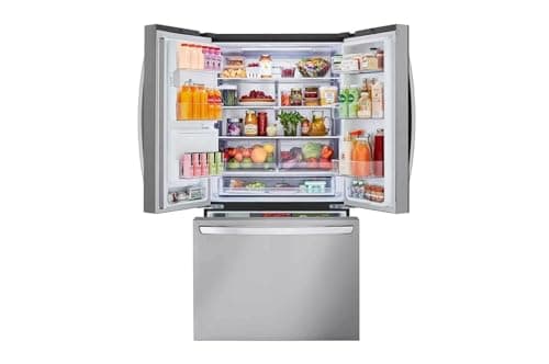 LG 36 Inch Counter-Depth MAX™ Smart French Door Refrigerator with 26 cu.ft. Capacity, WiFi Enabled, ThinQ Technology, Dual Ice Maker, Slim SpacePlus® Ice System