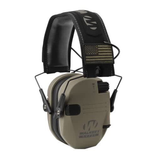 Walker's Razor Slim Ultra Low Profile Compact Design Adjustable Range Shooting Hunting Hearing Protection Electronic Earmuffs