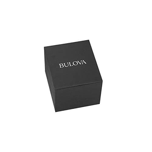 Bulova Men's 3-Hand Quartz Watch with Diamond Dial and Edge to Edge Crystal
