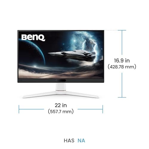 BenQ MOBIUZ EX251 25” FHD 180Hz 220Hz Refresh Rate 1ms GTG AMD FreeSync DP 1.2 HDMI 2.0 USB Hub Gaming Monitor 99% sRGB AMD Freesync AI Game Color Mode Game Color Database 2.5W Built-in Speakers
