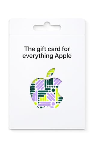 App Store, iTunes, iPhone, iPad, AirPods, MacBook, accessories and more - Design may vary - $100 Apple Physical Gift Card B08DLS6LK7