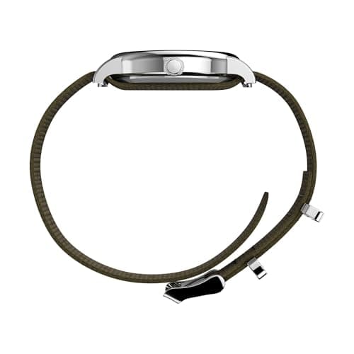 Timex Weekender 38mm Unisex Analog Watch | INDIGLO Backlight | Adjustable Durable Nylon Fabric Slip Through Strap | 24 Hour Time