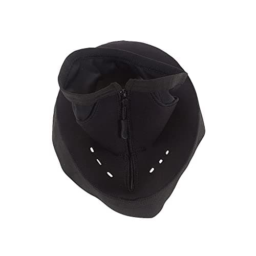 MOTO4U Motorcycle Helmet Skirt Wrap-Around Helmet Bib Wind & Rain Bib Helmet Warm Bib Detachable Long Type