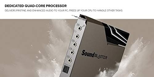 Creative Sound Blaster AE-7 Hi-Res Internal PCIe Sound Card, Quad-Core Processor, 127dB DNR ESS SABRE-class 9018 DAC, Xamp Discrete Custom Bi-amp, Discrete 5.1/Virtual 7.1, Dolby, DTS Encoding (Black)