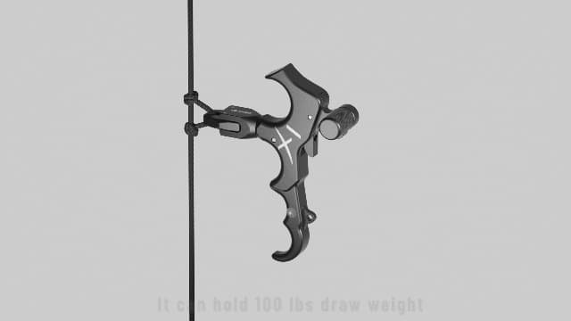 LWANO X1 Compound Bow Thumb Bow Release, 3&4 Finger Grip Adjustable Archery Release Aids