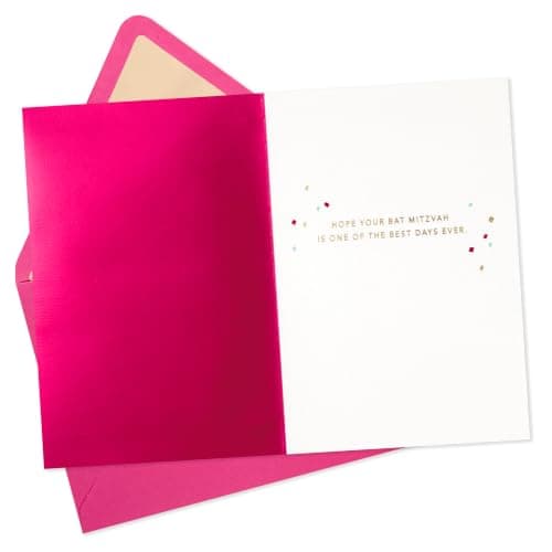 Hallmark Signature Bat Mitzvah Card (Best Day Ever) B0CFBY6PXL