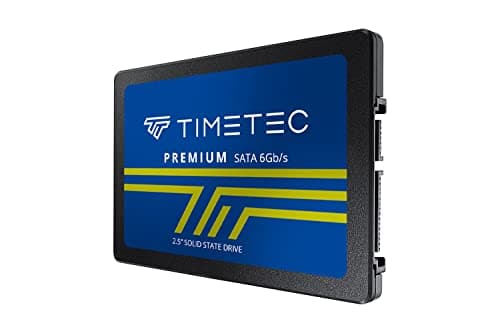 Timetec 1TB SSD 3D NAND SATA III 6Gb/s 2.5 Inch 7mm (0.28") Read Speed Up to 550 MB/s SLC Cache Performance Boost Internal Solid State Drive for PC Computer Desktop and Laptop (1TB)