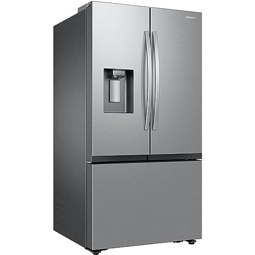 Samsung 31 cu. ft. Mega Capacity 3-Door French Door Refrigerator with Four Types of Ice, Stainless Steel, RF32CG5400SRAA