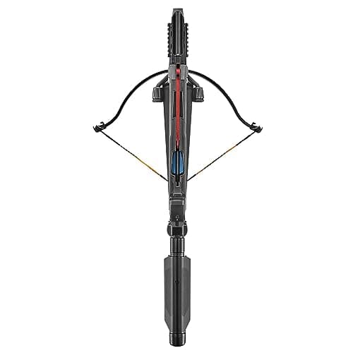 EK Archery Repeating Adder Crossbow 130 lb Cross Bow with 5 Shot auto-loading Magazine Includes 15 Carbon Arrows Bolts. Urban Preppers, Bushcraft, Home Defense, Target Shooters, Small Game Bow Hunting
