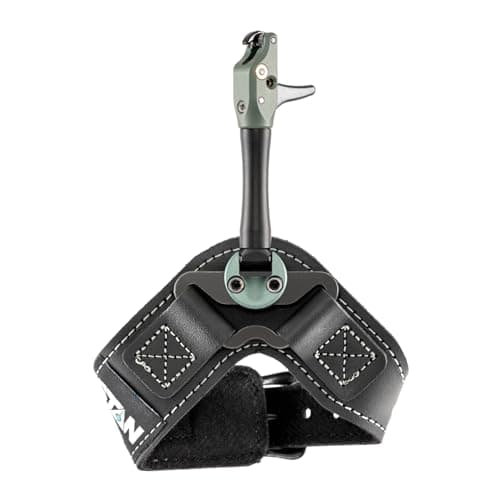 Stan SoleX Index Finger Archery Bowhunting Release - Buckle Wrist Strap Open Hook Trigger Aid with Single-Sear Design, Adjustable Length, Travel & Tension