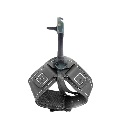 Stan SoleX Index Finger Archery Bowhunting Release - Buckle Wrist Strap Open Hook Trigger Aid with Single-Sear Design, Adjustable Length, Travel & Tension