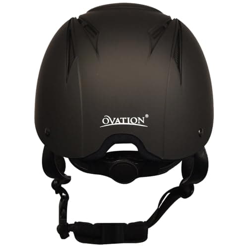 OVATION Adult Deluxe Schooler Riding Helmet - Lightweight Breathable Adjustable Equestrian Safety Helmet w/Removable Liner