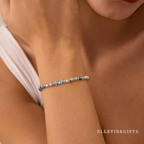 Christmas Stocking Stuffers Mothers Day Birthday Graduation Gifts Ideas Bracelets for Her Women Gifts for Women Moonstone Bracelet Meaningful Present B0FT3V1SVT