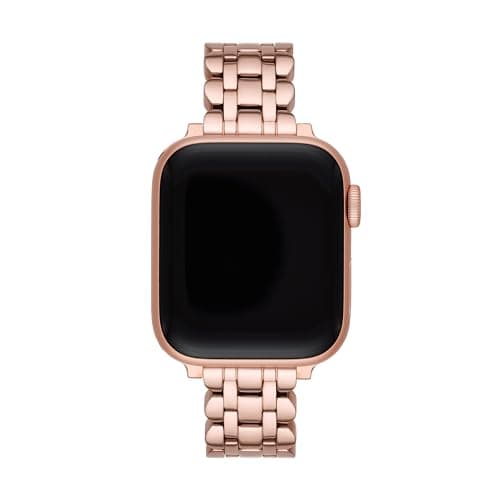 Kate Spade New York Designer Interchangeable Stainless Steel Band Compatible with Your 38/40/41mm Apple Watch Series 9/8/7/6/5/4/3/2/1/SE