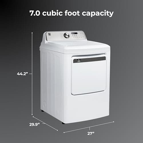Kenmore 7.0 cu. ft. Front Load Electric Dryer - with Guard to Reduce Wrinkles & Static - Smart Sensor Drying - LED - White