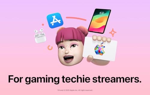 For all things Apple—products, accessories, apps, games, music, movies, TV shows, iCloud+, and more (eGift) Apple Gift Card—Email Delivery B0FQMZRFXQ
