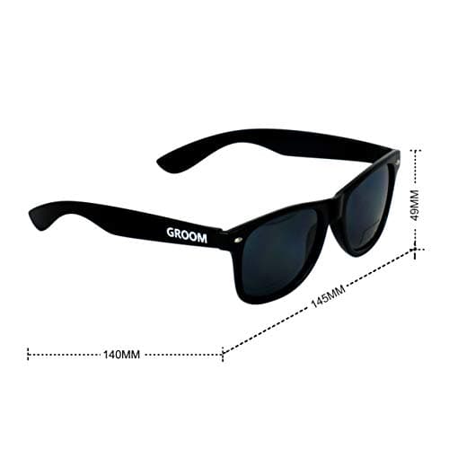 LADY&HOME Bachelor Party 7pcs Wedding Sunglasses for Groom, Best Man, Groomsmen Gifts Wedding Favor