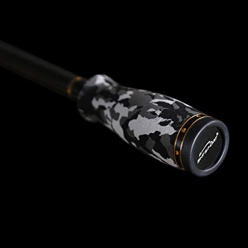 E Series - Camo Legend 2-Piece 7-Feet Casting Rod 24 Ton Carbon Fiber Baitcasting with 2 Tips - Medium and Medium Heavy Portable Bass Fishing Rod Baitcaster