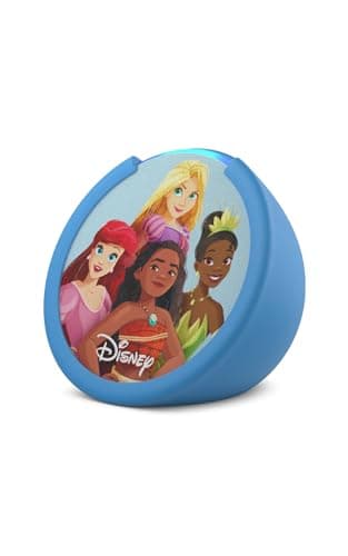 Amazon Echo Pop Kids (newest model), Enjoy age-appropriate audiobooks, sleep routines and Alexa+ experiences to create and learn, Disney Princess design B0CB9PF1N6