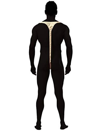 FreeNFond Christmas Gag Gift Reindeer Mankini Men Thong Underwear with Bells for White Elephant Exchange Gifts Valentine's