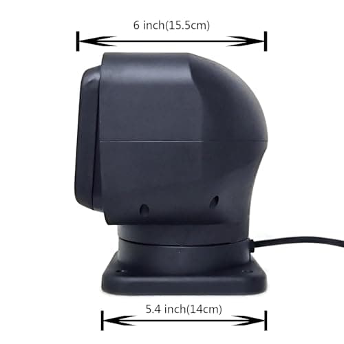 Led Search Light 6 Inch 60W 360 Degrees Rotating Remote Control 9-32V Work Lamp Spot Driving Lamps Fog Lights Offroad Lights Hunting SUV ATV 4X4 Truck Boat Camping Fishing Exploring Lighting