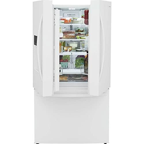 Frigidaire FRFS2823A 36 Inch Wide 27.8 Cu. Ft. French Door Refrigerator with External Ice and Water Dispenser - White