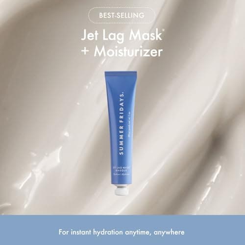 Summer Fridays Hydration Trio - Travel Size Jet Lag Mask + Full Size Lip Butter Balm Duo in Hot Chocolate + Toasted Marshmallow - Skin Care Set for Hydrated Complexion + Glossy, Soft Lips (3 Count) B0FNLBRVFJ