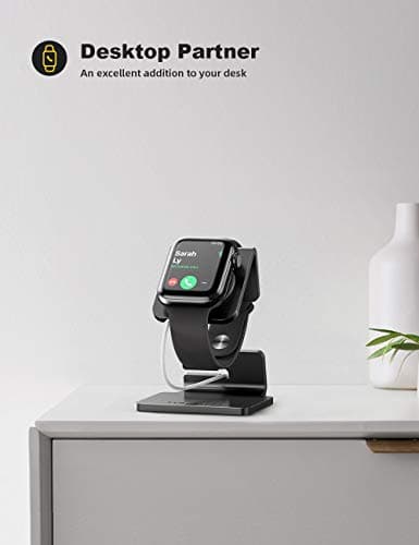 Lamicall Watch Stand for Apple Watch Magnetic Fast Charger - Desk Charging Stand Holder Dock for Apple iWatch Series SE3 SE2 Ultra 3, Series 11 10 9 8 7 6 5(49mm 46mm 45mm 44mm 42mm 41mm 40mm 38mm)