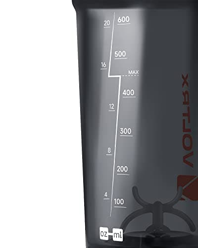 VOLTRX Electric Protein Shaker Bottle - USB Rechargeable Mixer Cup for Shakes and Meal Replacements, BPA-Free Tritan, 24oz