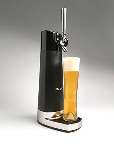 FIZZICS - DraftPour Beer Dispenser - Converts Any Can or Bottle Into a Nitro-Style Draft, Gift for Men and Beer Enthusiast, Beer Tap Draft Machine - Carbon