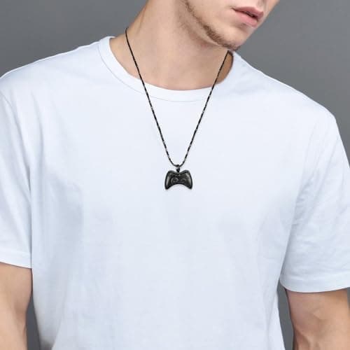 Memorial Pendant, Ashes Necklace of Loved One, Keepsake Gifts for Men Women Imrsanl Game Controller Urn Necklace Cremation Jewelry for Ashes B0CTMCX9JM