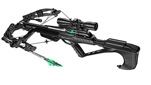 Dagger 405 FPS 220 LBS Compound Crossbow - 15 Inch Cocked with Whisper Silencing System