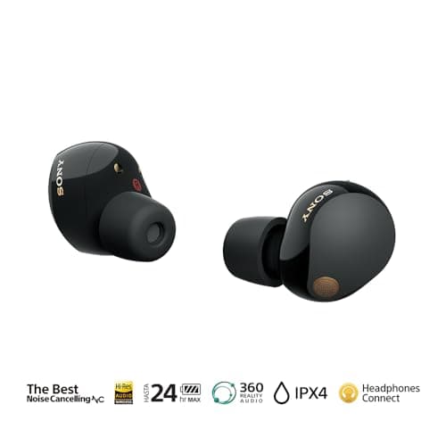 Sony WF-1000XM5 Truly Wireless Noise Canceling Earbuds (Black)