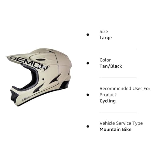 Demon United Podium Fullface Bike Helmet- 13 Vents- Lightweight- Breathable