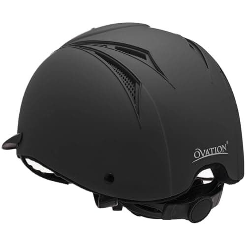 OVATION Adult Deluxe Schooler Riding Helmet - Lightweight Breathable Adjustable Equestrian Safety Helmet w/Removable Liner