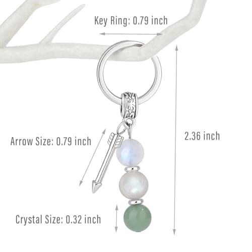 Quietsun Keychain Cute Women Gifts-New Beginnings/Birthday Gifts for Best Friends/Families/Coworkers B0GTZCSP88