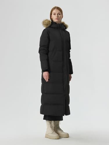 Fitouch Women's Waukee Long Down Coat Parka Jacket | 750+ Fill Power | Full-Length