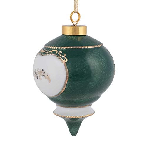 CBE Happy 50th Wedding Anniversary Victorian 4.5 Inch Porcelain Hanging Ornament B06XHQ5J2W