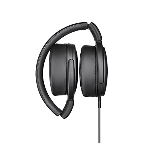 Sennheiser HD 400S - Audiophile Closed Back Headphones with One-Button Smart Remote on Detachable Cable,Black