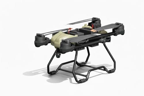 Heavy-Lift Drone up to 110 lb (50kg) Payload, Waterproof, 5 mile (8 Km) Long Range UAV, Take-Off Weight 200 lb (90 kg), Delivery Quadcopter