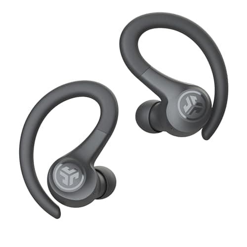 JLab Go Sport+ Wireless Workout Earbuds Featuring C3 Clear Calling, Secure Earhook Sport Design, 35+ Hour Bluetooth Playtime, and 3 EQ Sound Settings (Graphite)