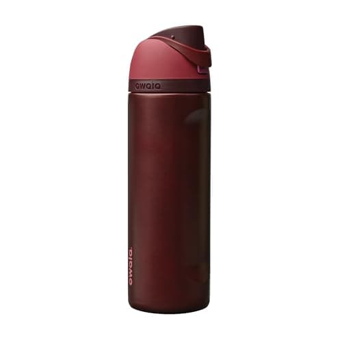 Owala FreeSip Stainless Steel Water Bottle 24 oz Black Cherry B0FJN3BTPV
