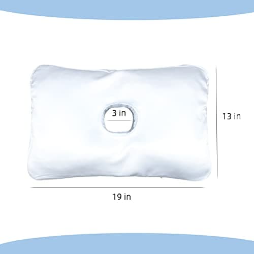 pinklilycare Pillow with a Hole for CNH and Ear Pain Ear Inflammation Pressure Sores Side Sleeping Pillow Ear Guard Pillow