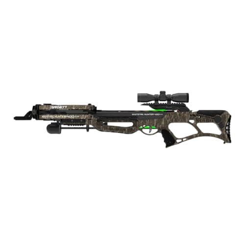 Barnett Whitetail Hunter Crossbow, with 4x32mm Multi-Reticle Scope, 2 Arrows, Lightweight Quiver