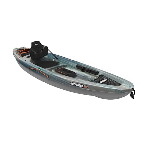 Pelican Sentinel 100X - Angler Sit on top Fishing Kayak - Lightweight - Ergolounge™ Seating System