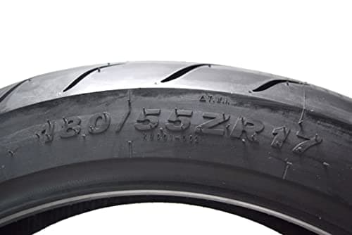 Kenda KM1 (KM001) 120/70ZR17 Front (58W) & 180/55ZR17 Rear (73W) Tires for Sport Touring Motorcycles, Radial with High-Speed Stability & Excellent Wet Grip w/Keychain (120/70-17) (180/55-17) (2-Pack)
