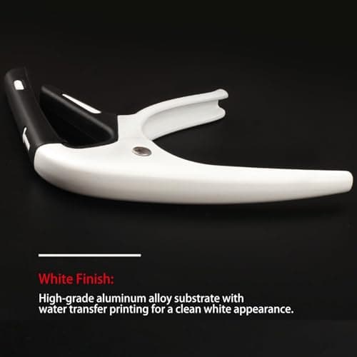 Guitar Capo for Acoustic and Electric Guitars 2 Packs Capo 6-String Acoustic Capo guitar accessories (Red-White)