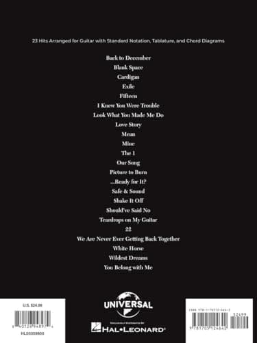 Taylor Swift - Easy Guitar Anthology, 2nd Edition | 23 Songs for Beginners with Chords and Tabs | Pop and Country Guitar Songbook for Acoustic and ... and Fans (Easy Guitar With Notes & Tab)