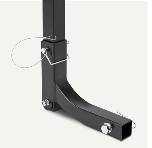 Amazon Basics 4-Bike Hitch Rack with 2" Hitch for Car, SUV and Truck, Heavy-Duty Steel Frame, Foldable, Anti-Rattle Stability, 132-Pound Capacity