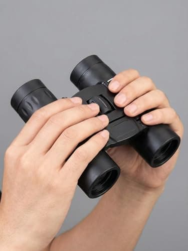 8x21mm Binoculars - Lightweight Optical with Remote Zoom, Compact Foldable Design, Low Light Night Vision for Hunting, Bird Watching, Camping, Sports
